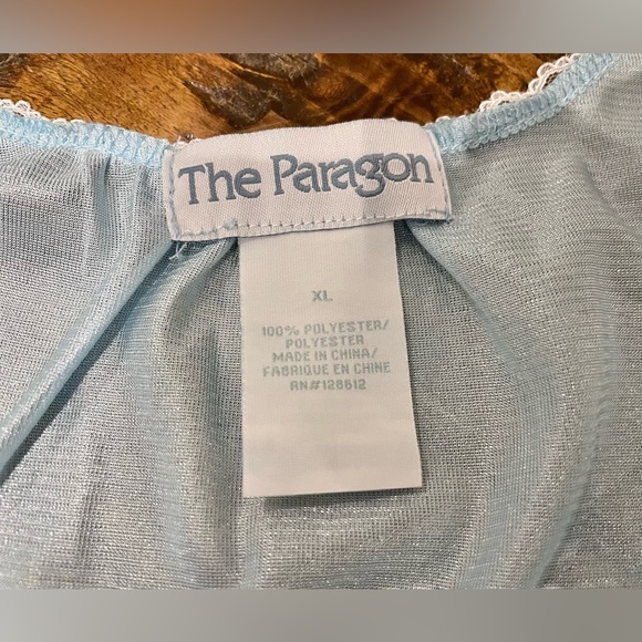 Vintage blue satin nightie - Picture 8 of 8